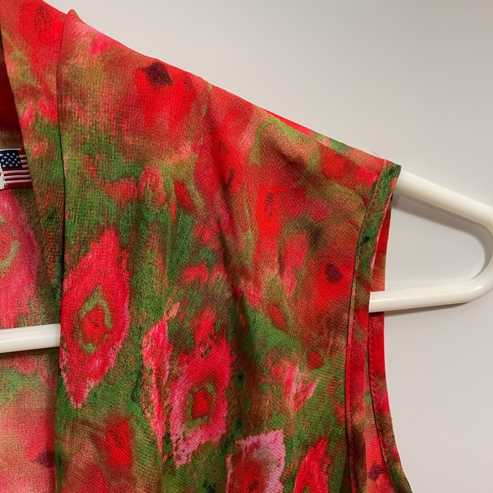 Kut from the cloth‎ sleeveless faux wrap blouse size Small - Picture 2 of 6
